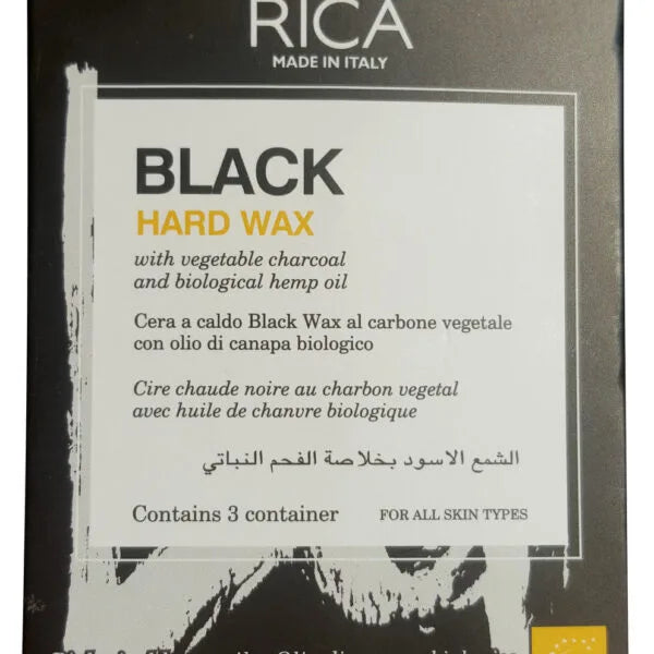 Rica Black Hard Wax 3 Pieces