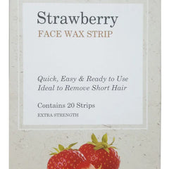 Rica Brazilian Face Wax Strip Strawberry 20 Strip