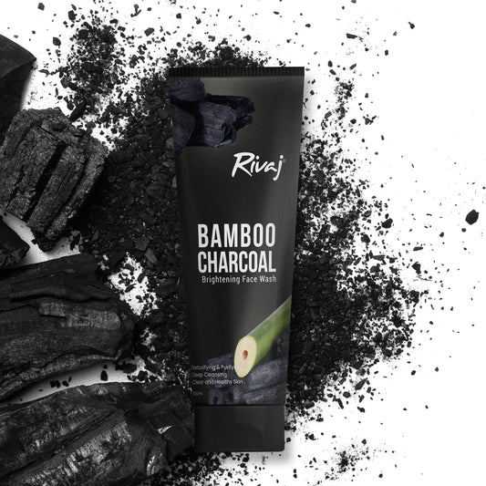 Rivaj Brightening Face Wash Bamboo Charcoal 100ml