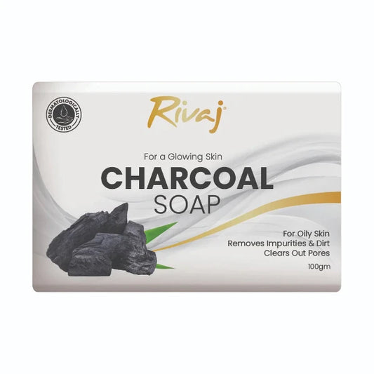 Rivaj Charcoal Soap For Oil Skin 100g