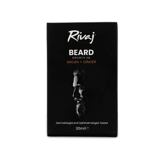 Rivaj Gentlemen Beard Growth Oil With Argan & Ginger 30ml