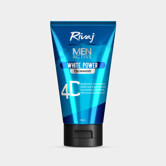 Rivaj Men Active White Power Face Wash (100ml)