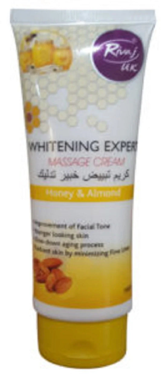 Rivaj UK Whitening Expert Massage Cream Honey &amp; Almond 150 ML