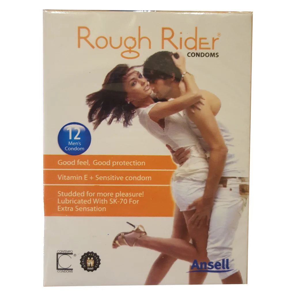 Rough Rider Condoms Orange 12 Pieces