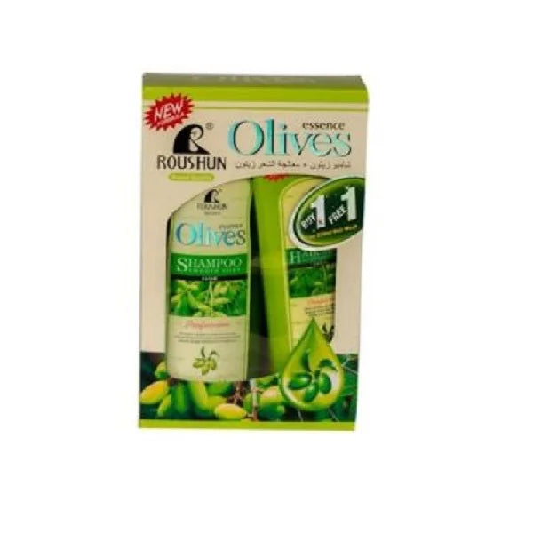 Roushun 2-in-1 Olives Hair Shampoo And Conditioner