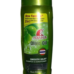 Roushun Olive Oil Smooth Silky Shampoo & Conditioner 500 ML