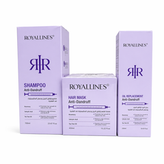 RoyalLines Anti-Dandruff Shampoo, Mask & Oil Treatment Set