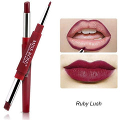 Miss Rose 2 In 1 Lipstick Red Collection - Deep Raspberry