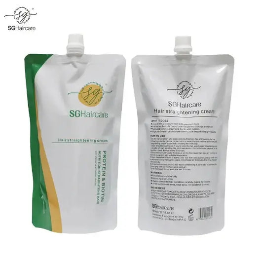 SG Hair Care Treatment Strong Formula Biotin Hair Straightening Cream