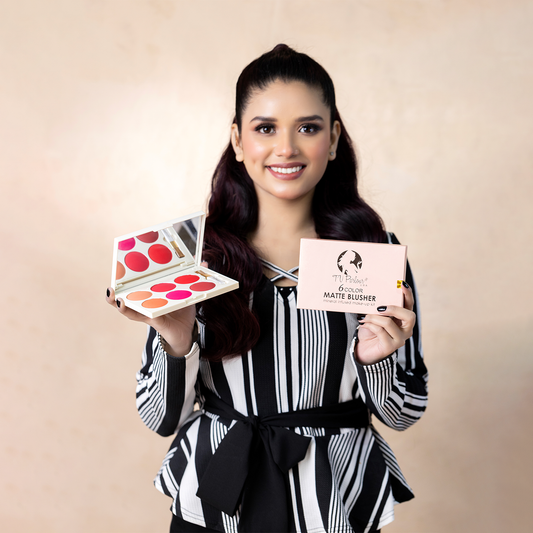Tv Parlour SIXER MATTE BLUSH PALETTE (PINK)