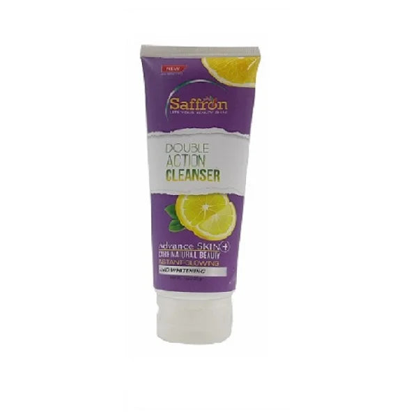 Saffron Instant Glowing And Whitening Double Action Cleanser 200g