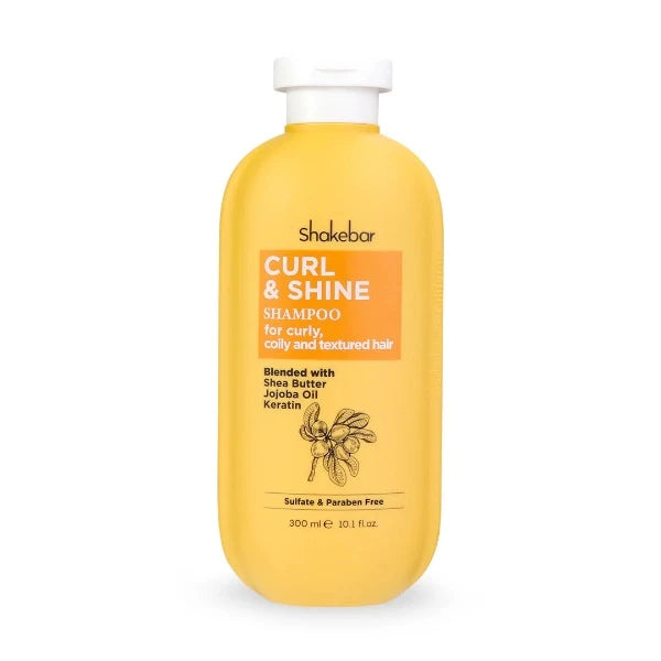 Shakebar Curl & Shine Sulfate Free Shampoo 300ml