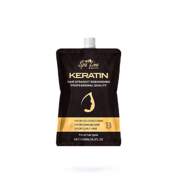 Spa Line Keratin Professional Hair Straight Rebounding