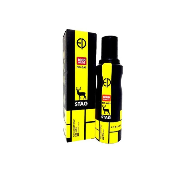 Stag Men's Estiara Yellow Deodorant Body Spray