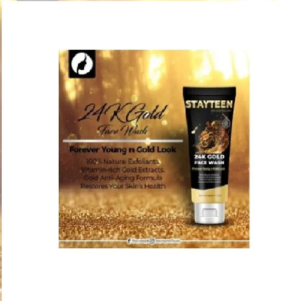 Stay Teen 24K Gold Face Wash Forever Young n Gold Look 175ML