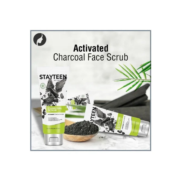 Stay Teen Activated Charcoal Face Scrub 175ML