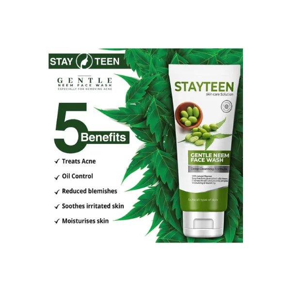 Stay Teen Gentle Neem Face Wash Deep Cleansing Formula 175 ML