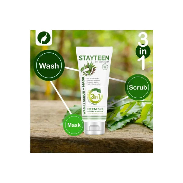 Stay Teen Neem 3in1 Wash Scrub Mask 175 ML