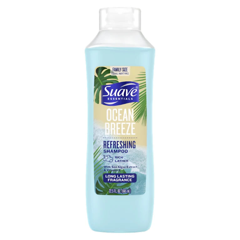 Suave Essentials Ocean Breeze Shampoo 650ml