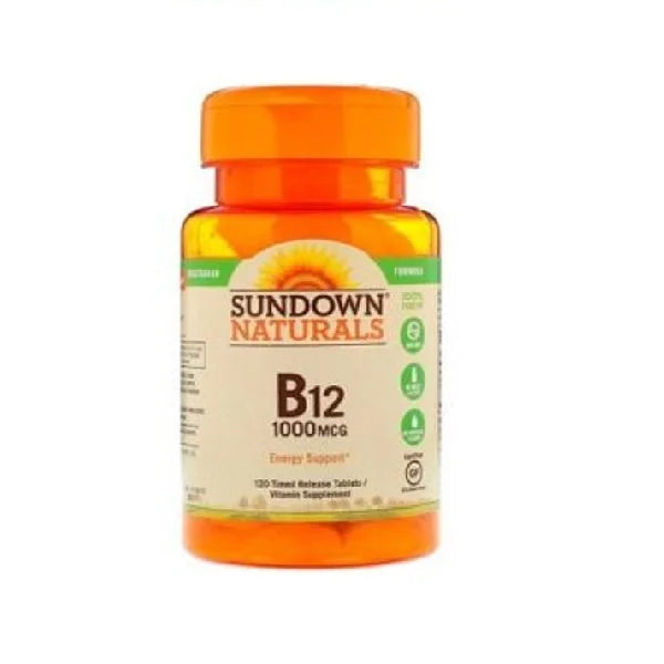 Sundown Natural B12 1000 mcg - 120 Tablets