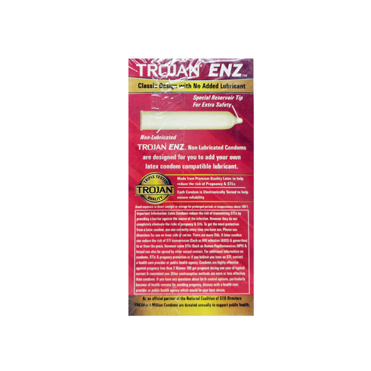 Trojan ENZ Non Lubricated Latex Condom