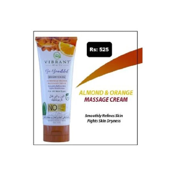 Vibrant Beauty Almond &amp; Orange Massage Cream 150ML