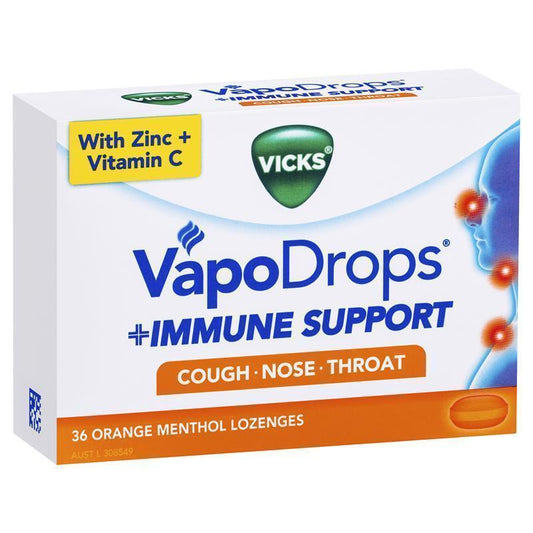 Vicks VapoDrops Immune Support Orange