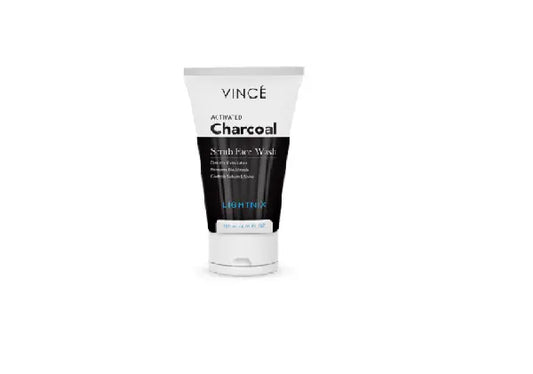 Vince Women Activated Charcoal Scrub Face Wash - 120 ML