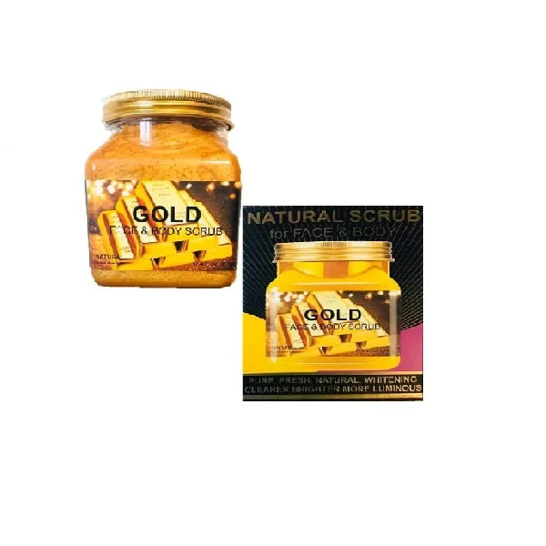 WOKALI GOLD NATURAL SCRUB FOR FACE AND BODY