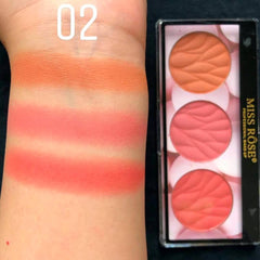 Miss Rose 3 in 1 Blush Palette