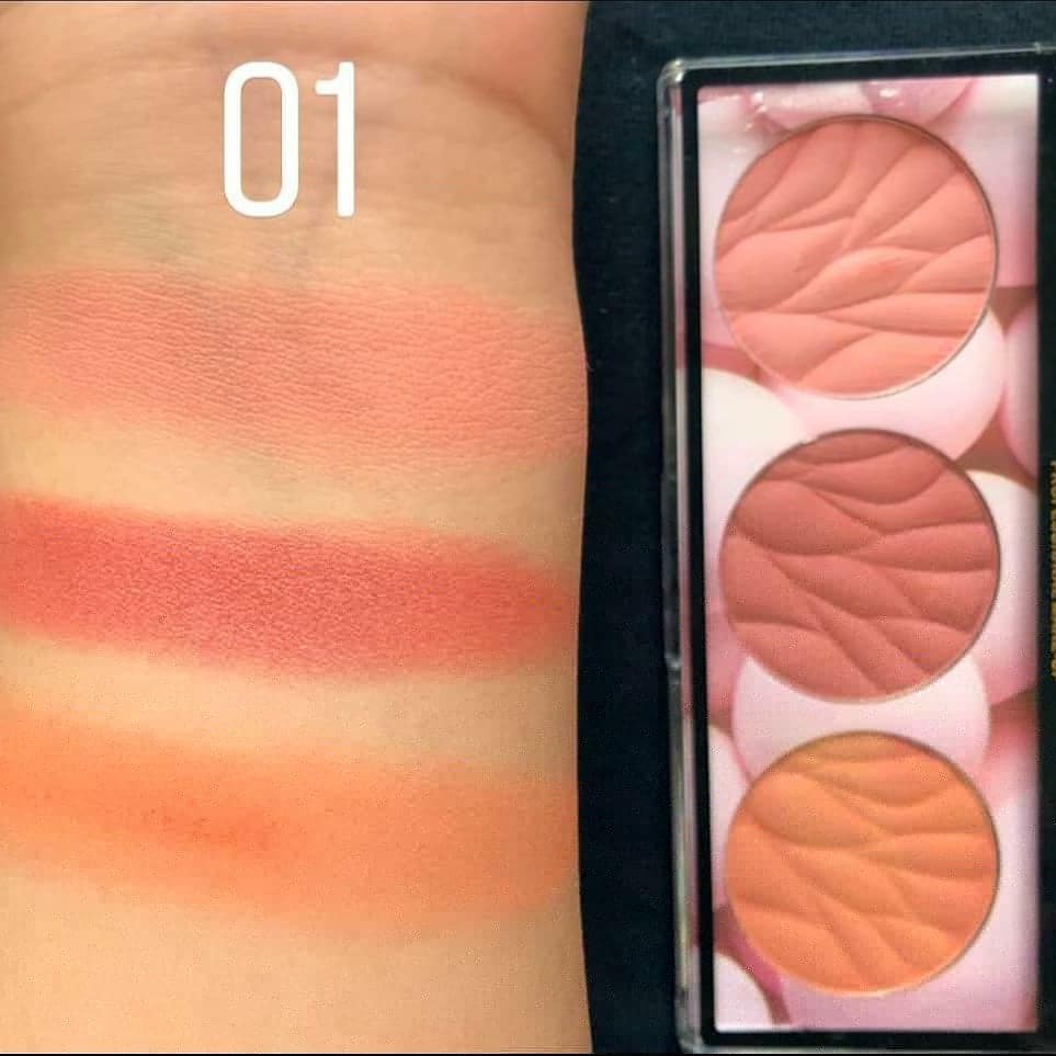 Miss Rose 3 in 1 Blush Palette