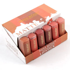 Miss Rose Lipsticks Set of 6 - Nudes