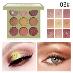 Miss Rose 9 Color Eyeshadow Palette