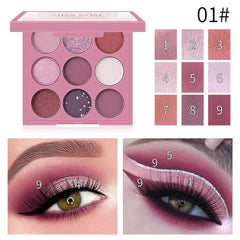 Miss Rose 9 Color Eyeshadow Palette