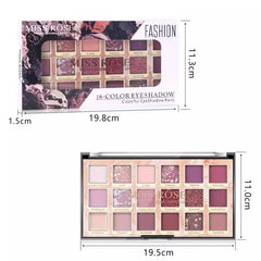 Miss Rose 18 Color Fashion Eye Palette