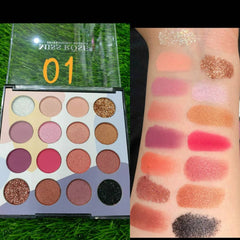 Miss Rose 16 Color Eye Palette - Setting B