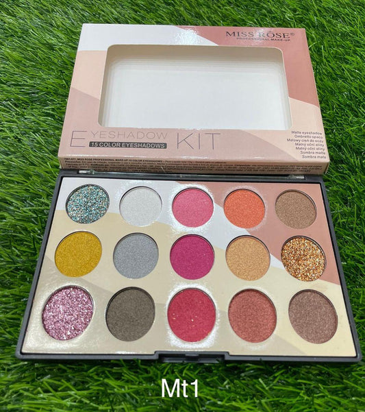 Miss Rose Eye Shadow 15 Color Palette