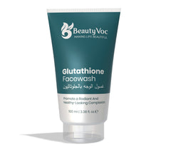 BeautyVoc Glutathione Facewash 100 ml - Brightening Facial Cleanser, Skin whitening, Youthful Skin