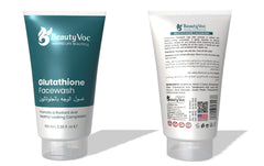 BeautyVoc Glutathione Facewash 100 ml - Brightening Facial Cleanser, Skin whitening, Youthful Skin