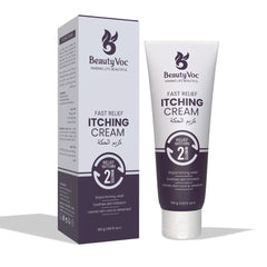 BeautyVoc Itching Cream 100 g - Fast Itch Relief | Anti-Itch Cream for Eczema, Psoriasis, Rashes & Insect Bites