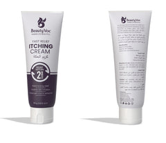 BeautyVoc Itching Cream 100 g - Fast Itch Relief | Anti-Itch Cream for Eczema, Psoriasis, Rashes & Insect Bites