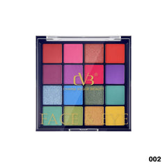 Cvb Face & Eye 16 Colors Eyeshadow Palette  C207 16G