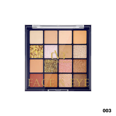 Cvb Face & Eye 16 Colors Eyeshadow Palette  C207 16G