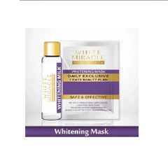 White Miracle Whitening Face Mask + Milk Developer (Single Mask)