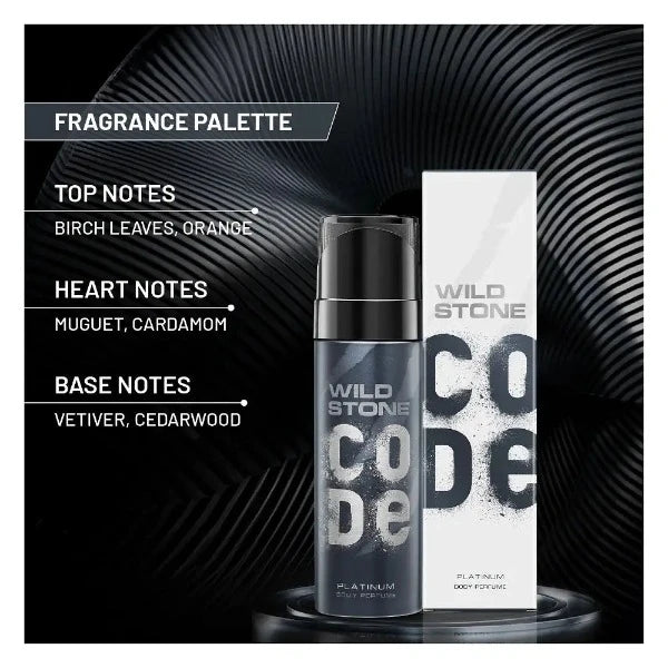 Wild Stone Code Platinum Body Spray For Men