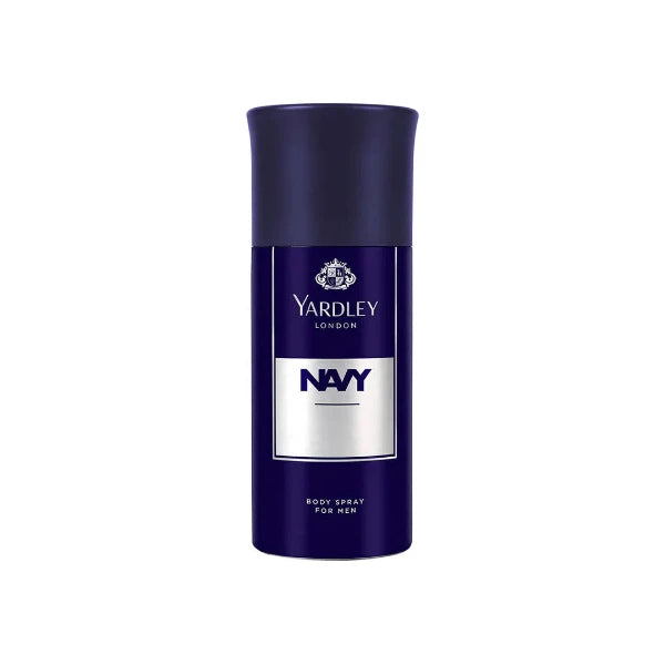 Yardley Navy Body Spray for For Men 150ml