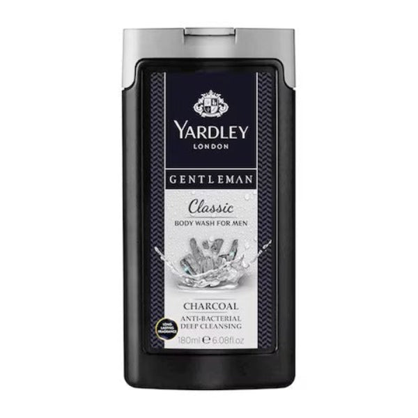 Yardley London Gentleman Antibacterial Deep Cleansing Body Wash, Classic