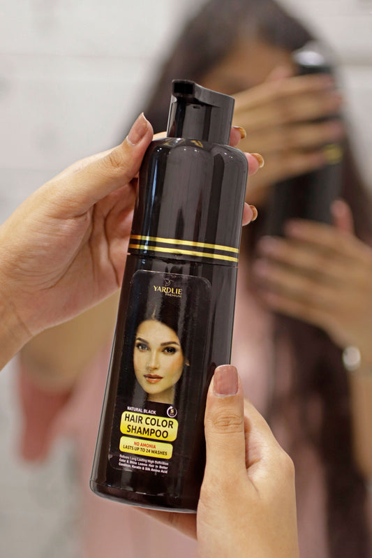Yardlie Hair Color Shampoo | Premium Natural Black | Yardlie | 200ml |