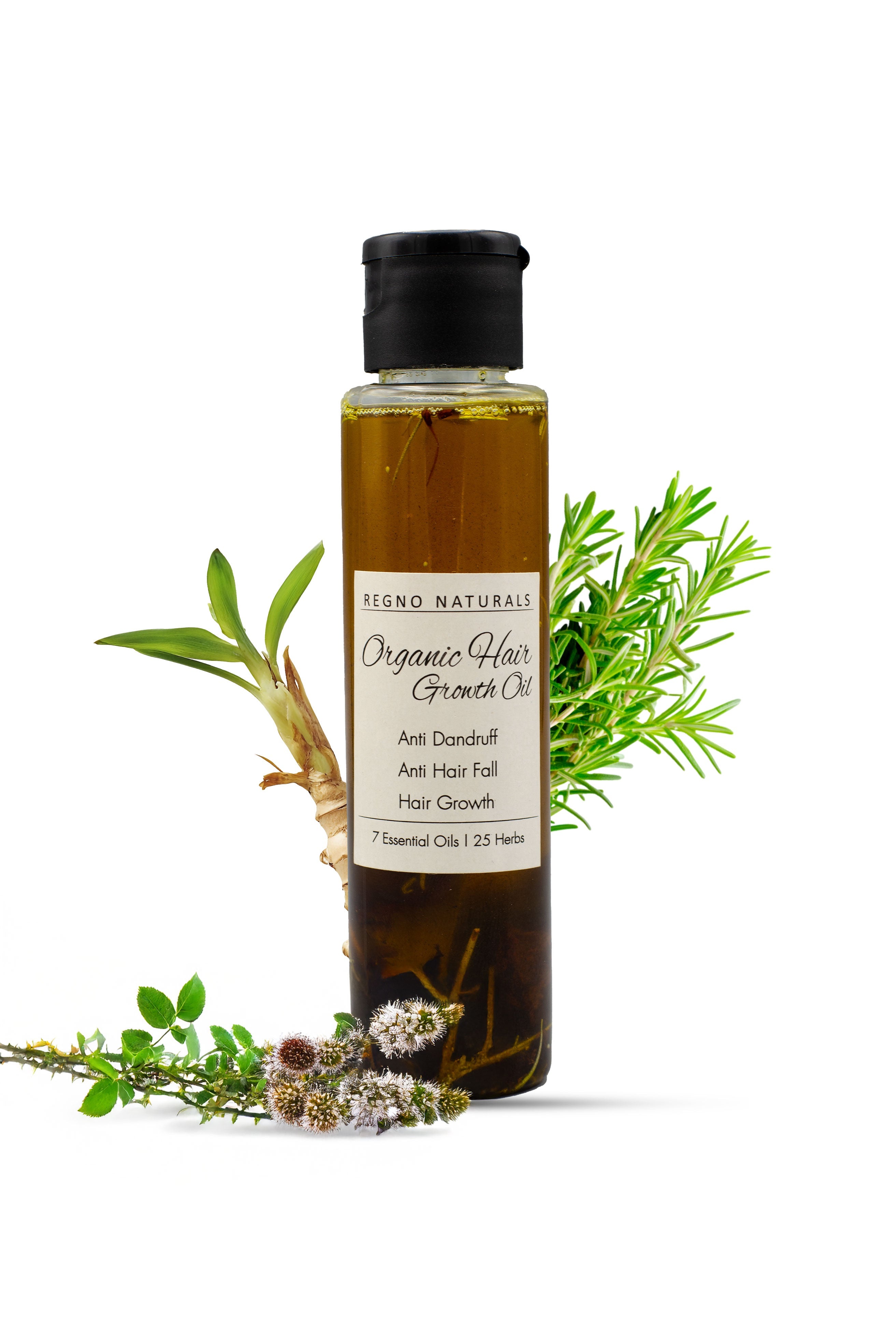Yardlie Organic Hair Growth Oil | Anti-dandruff | Regno | 100ml |