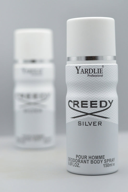 Buy Yardlie Professional CREEDY SLIVER Body Spray 150ml.